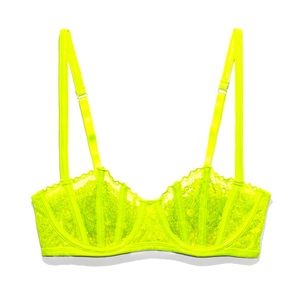 COPY - Caged Lace Unlined Balconette Bra from Savage Fenty. Honey Birdette insp…